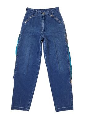90's Denim Jeans Size 31 Workwear Carpenter Zippers Tapered